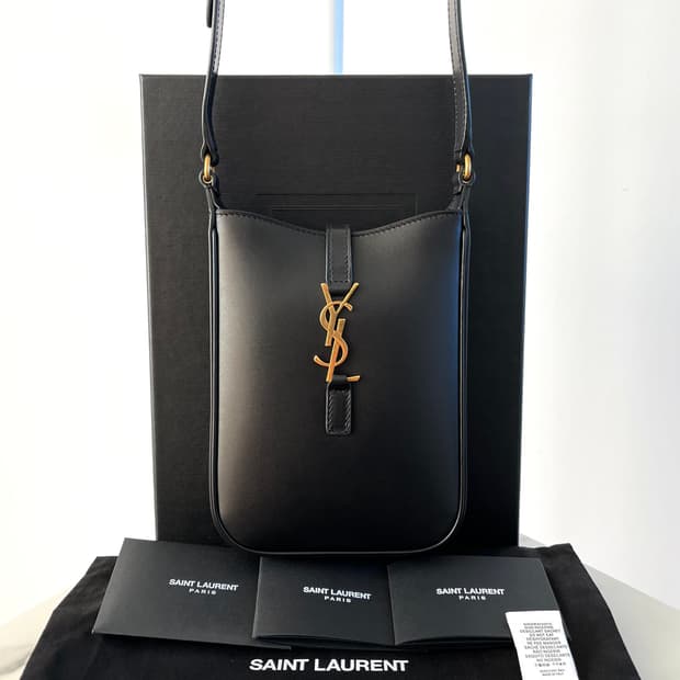 [S+급/정품] 생로랑 LE5A7 블랙 숄더백 가방 크로스백