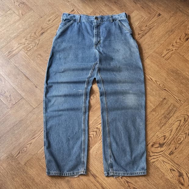 [36]칼하트 USA 빈티지 워싱 싱글니 카펜터 워크 데님 팬츠