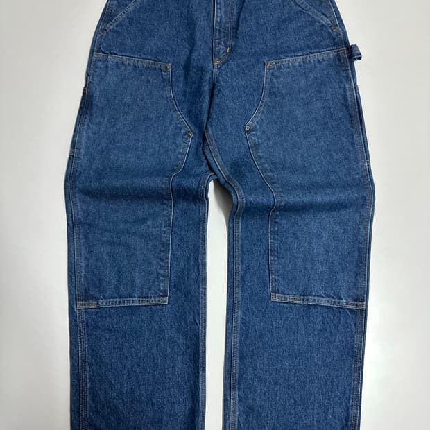 칼하트 B73-DST 더블니 데님 팬츠 33x30