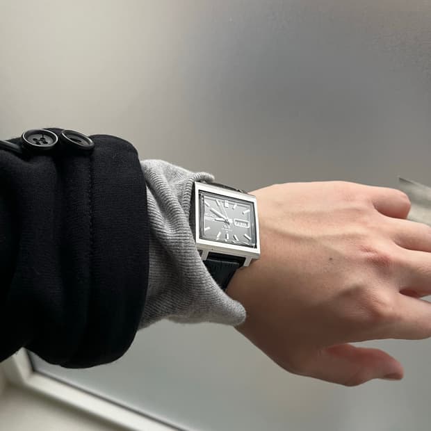 세이코 TV 스퀘어 빈티지 시계