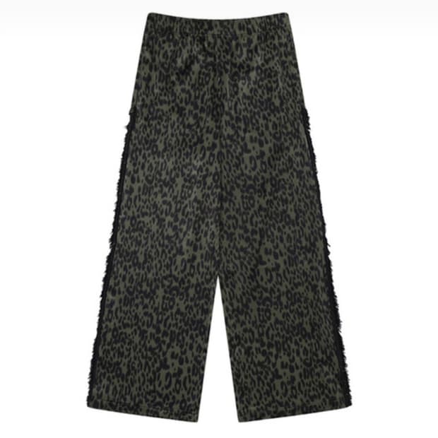 쓰리투에이티 레오파드 태슬팬츠