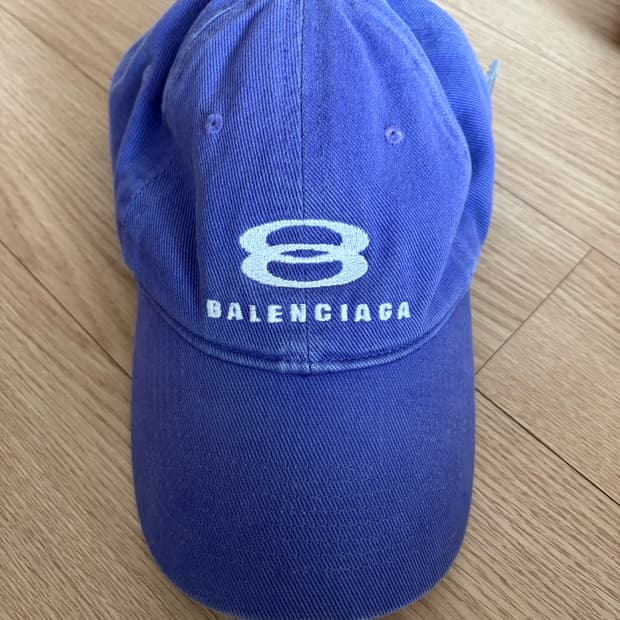 발렌시아가 유니티 볼캡 퍼플