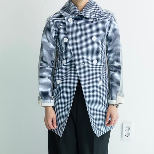 꼼데가르송 하이브리드 블레이저 자켓