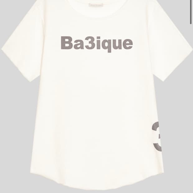 ★[fe.3] loose logo t-shirt (ivory) 
