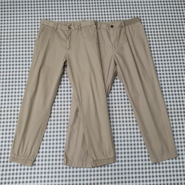 유니클로 밴딩 면바지 남자29~31 (2벌가격)