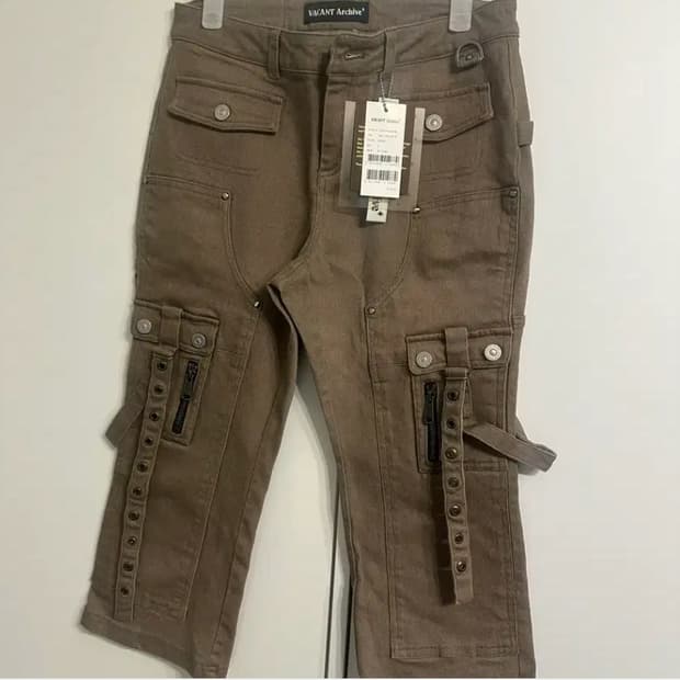 s) 베이컨트아카이브 피코 카프리팬츠 브라운