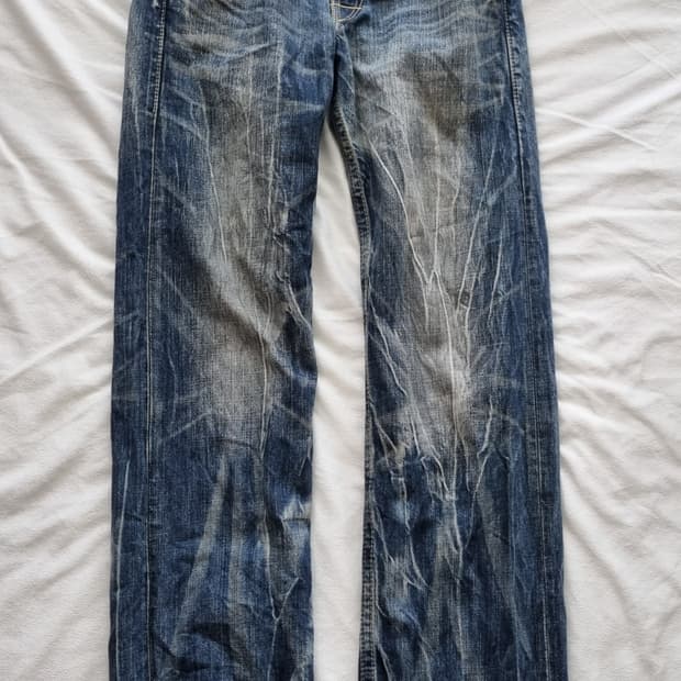 빈티지 리바이스 워싱 팬츠