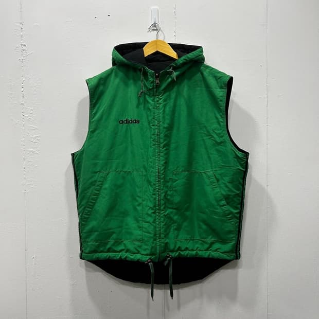 아디다스 올드스쿨 리버시블 후드조끼 110