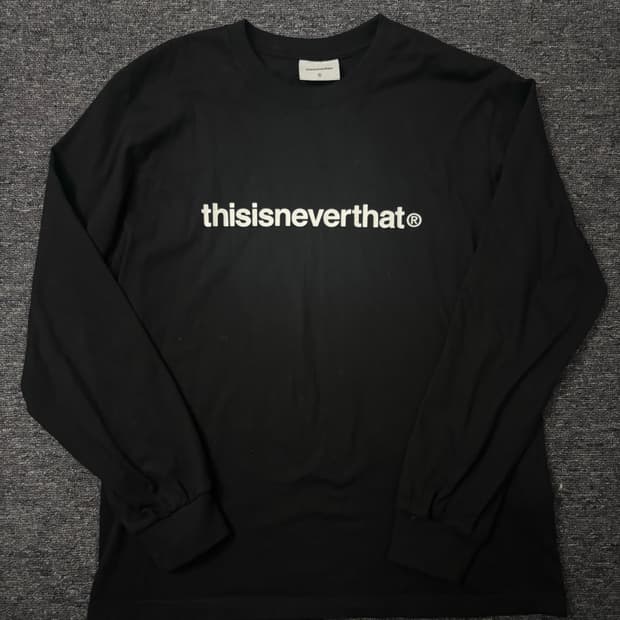 디스이즈네버댓 롱슬리브 블랙 S