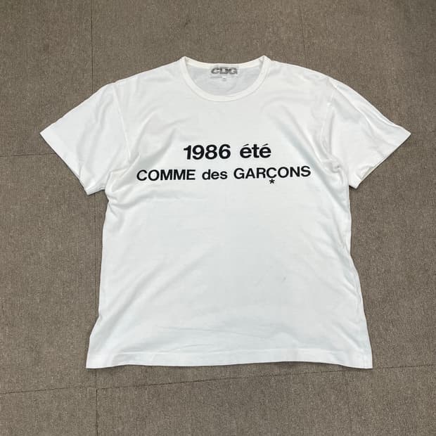 CDG 1986 꼼데가르송 티셔츠 xl