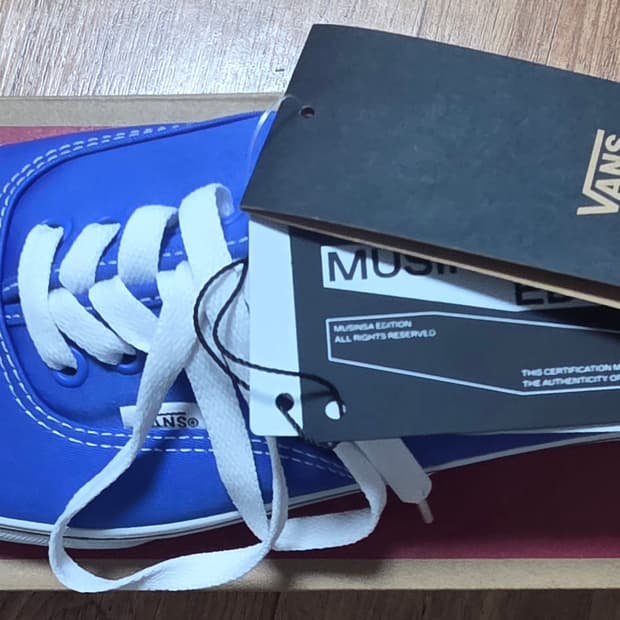 반스 어센틱 나일론 블루 270 