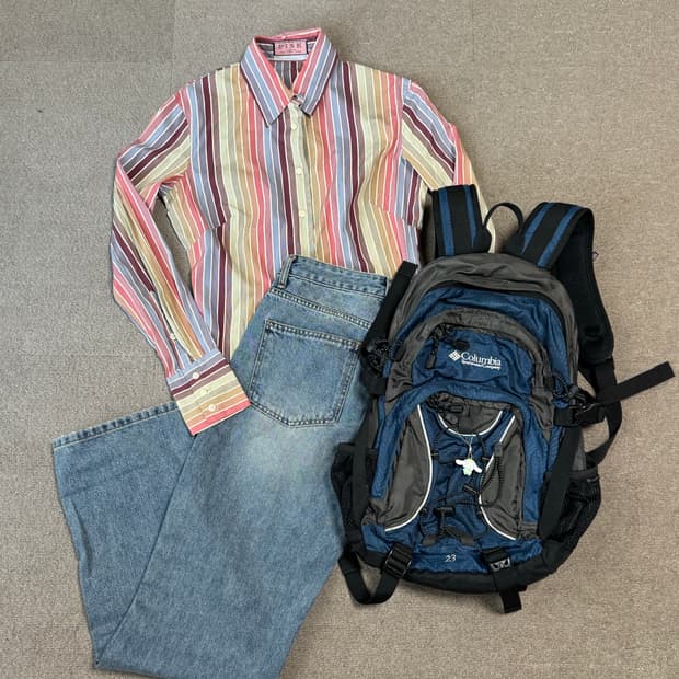 Thomas PINK 스트라이프 셔츠