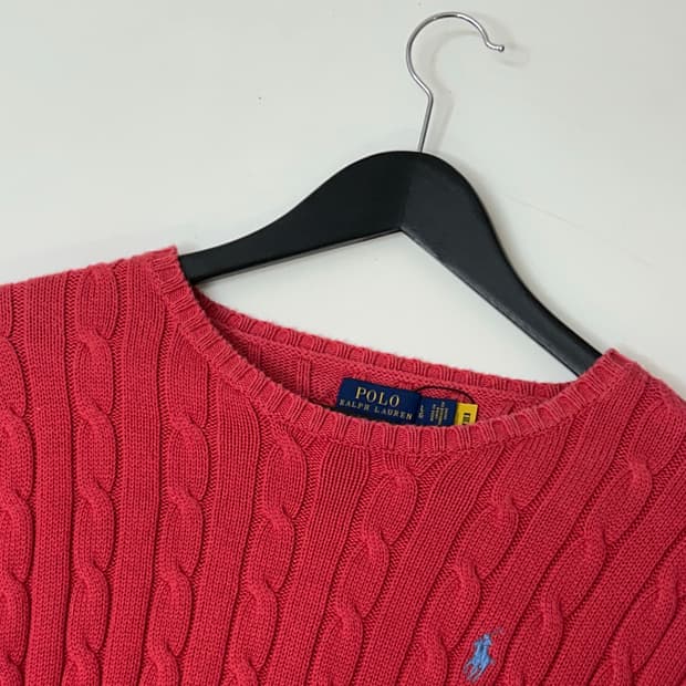 Polo 폴로 랄프로렌 코랄 케이블 니트