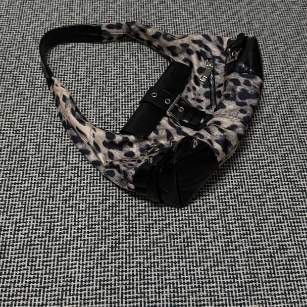 Notknowing Small Moto Hobo Bag