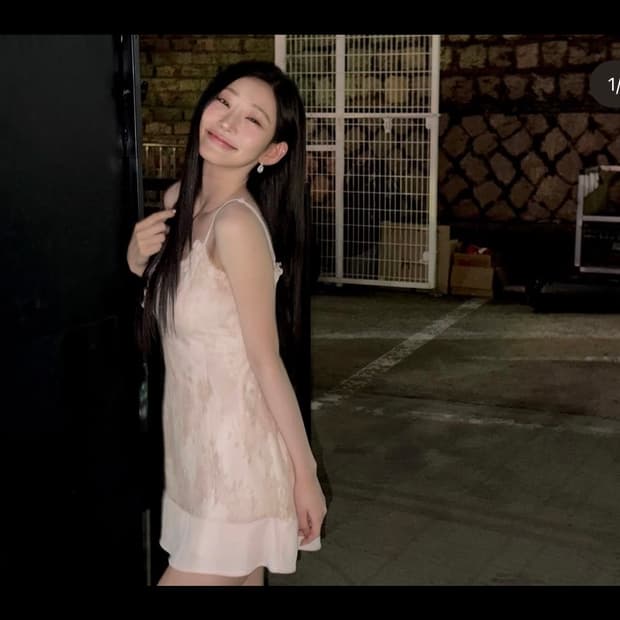 키오프쥴리착용)큐리티 레이스 원피스
