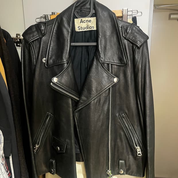 Acne Studios 아크네 스튜디오 레더자켓 라이더