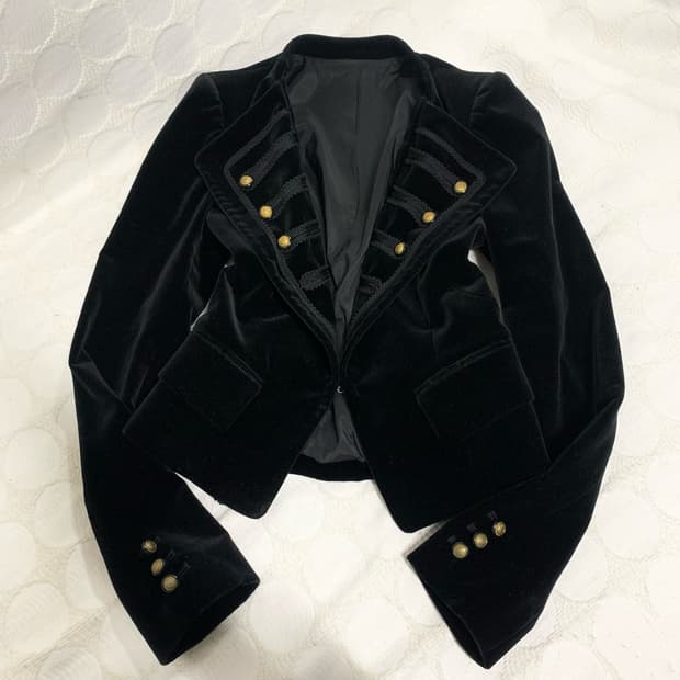 빈티지 나폴레옹 벨벳 자켓