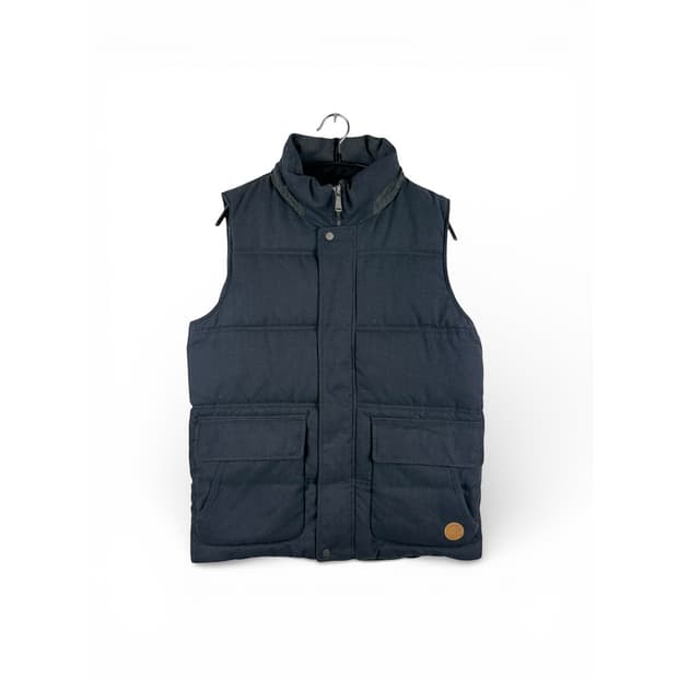 (100) 마인드브릿지 울 조끼솜 패딩 다크네이비