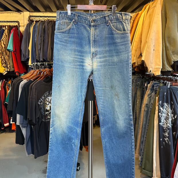 90s 리바이스 오렌지탭 데님 팬츠 36x34 made in usa