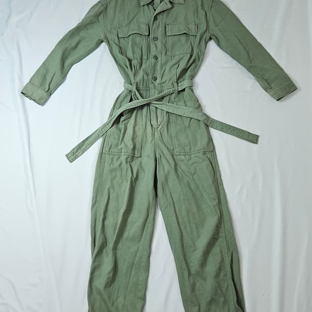 리바이스 화이트라벨 오리지널 워크웨어 코튼 점프수트 서플러스 XS