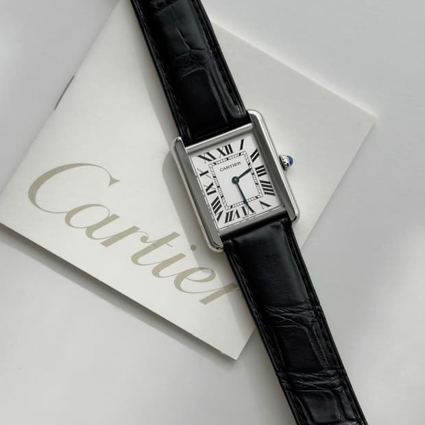 까르띠에 탱크 솔로 시계