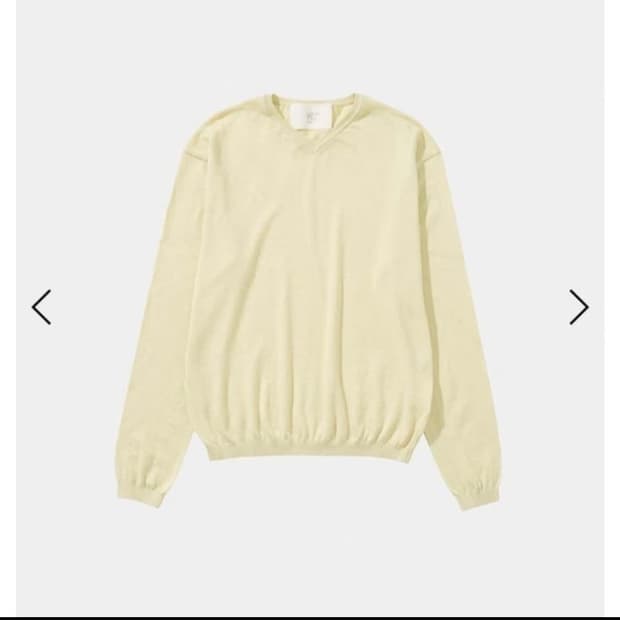 강정석 브이넥 니트 라임 v neck knit lime