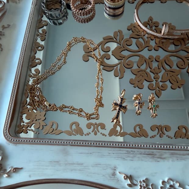 크롬하츠 22k 타이니(사파이어) 베이비펫(사파이어,에메랄드)