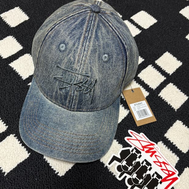 스투시 데님 캡 새상품