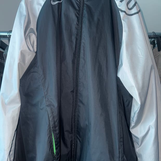 Vintage wind breaker Black gray