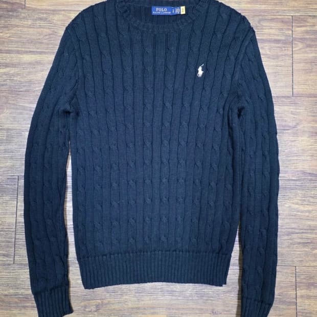 폴로 랄프로렌 여성 꽈배기 니트