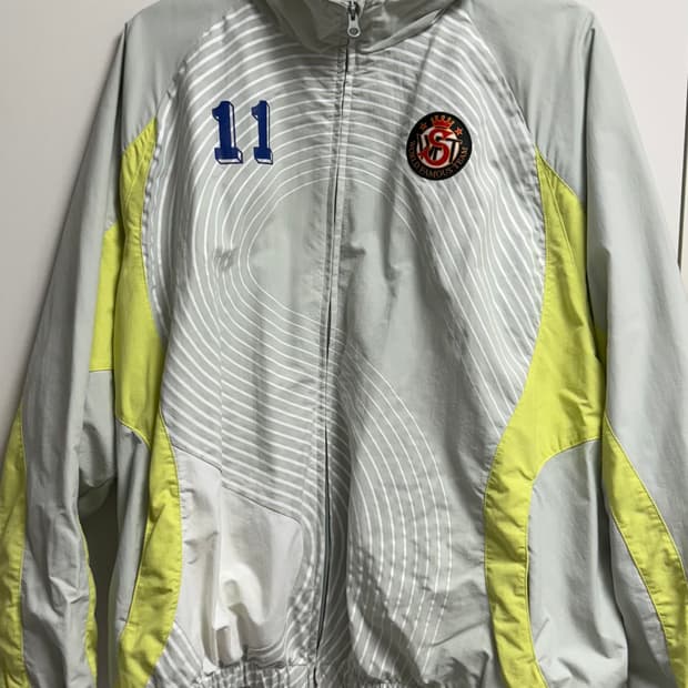 슈프림 24fw s로고 트랙자켓 민트 L