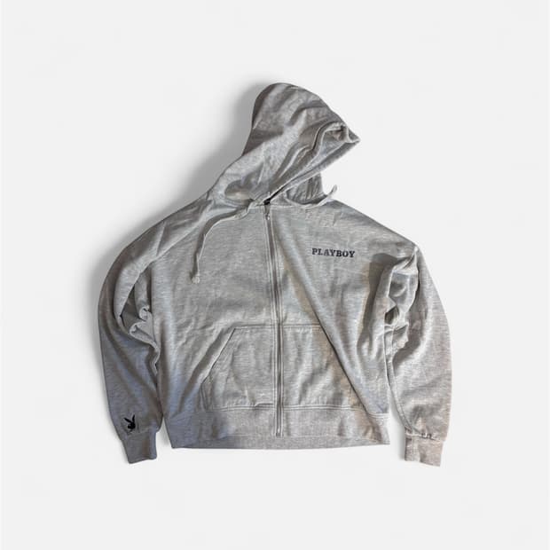 Vintage playboy hoodie zip
