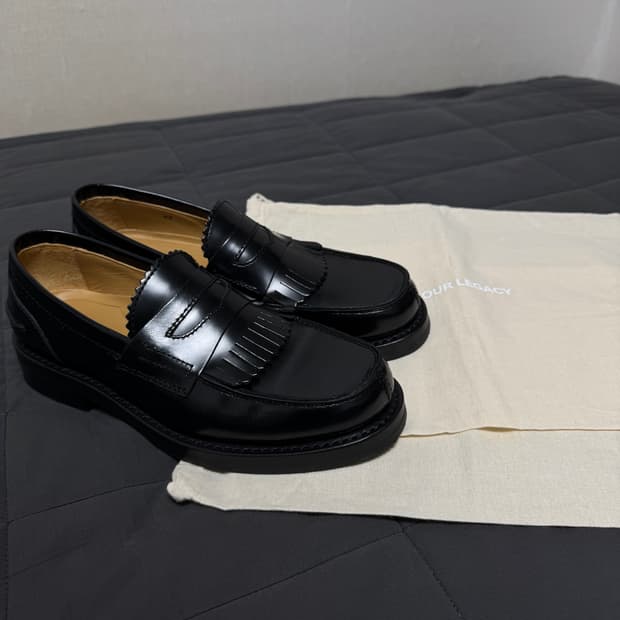 아워레가시 블랙 로퍼 42 사이즈