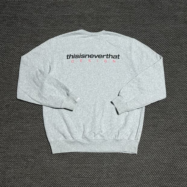 [XL] Thisisneverthat 디스이즈네버댓 기모 그레이 맨투맨