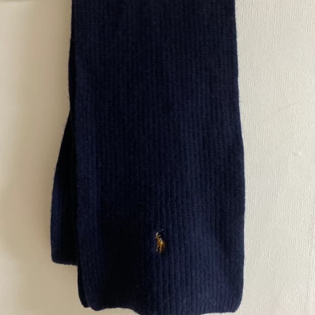 폴로 랄프로렌 네이비 머플러