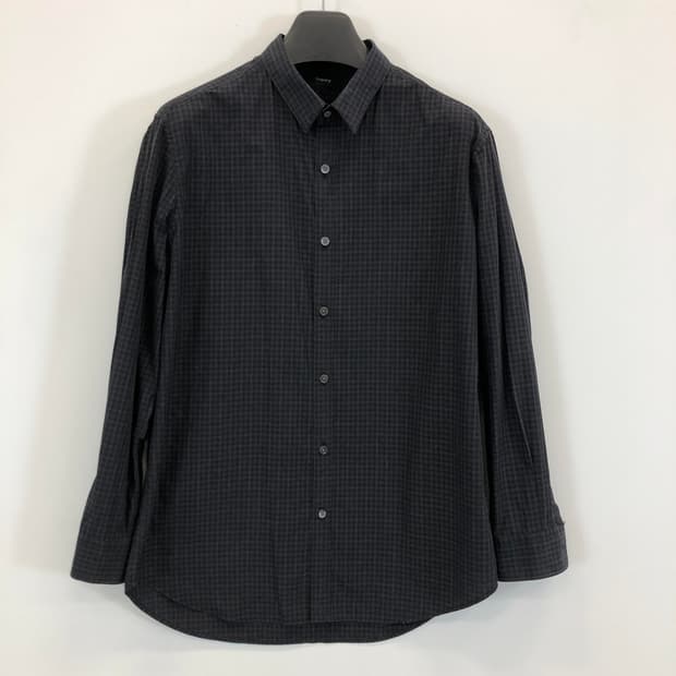 띠어리 깅엄셔츠 L 사이즈