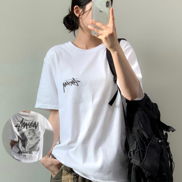 스투시 하마 반팔티