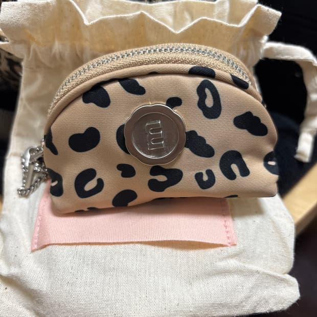 미닛뮤트 클로 파우치 키링 레오파드