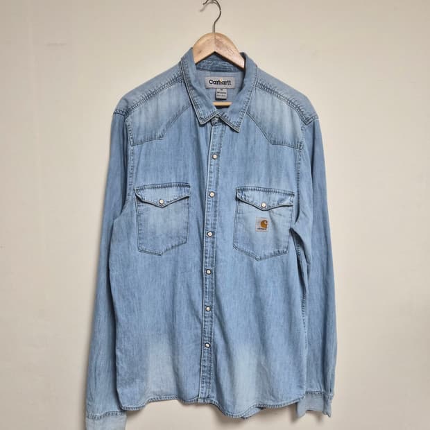 칼하트Carhartt 데님 웨스턴 셔츠 M - S242