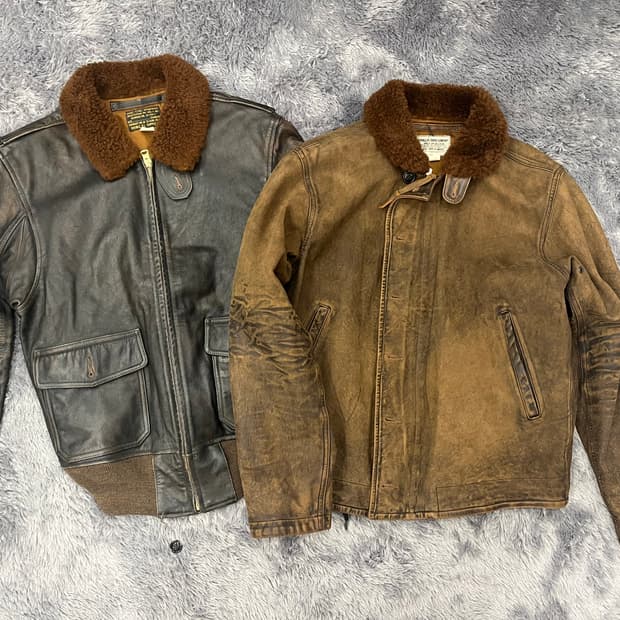 RRL LEATHER JACKET 2개 SALE 