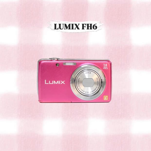 파나소닉 루믹스 FH6 핑크 빈티지디카
