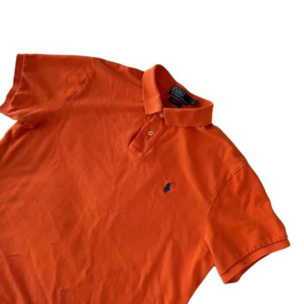 폴로 랄프로렌 오렌지 카라티 반팔 XL