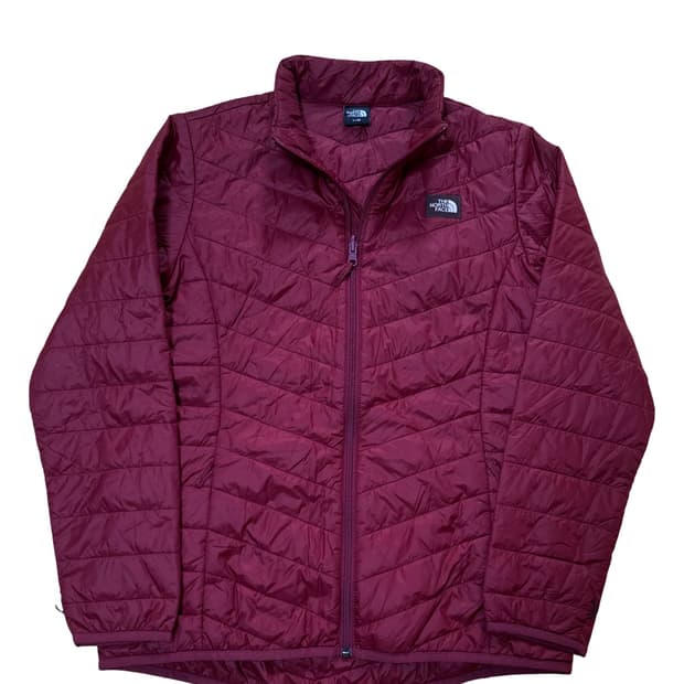 노스페이스 버건디 경량 패딩