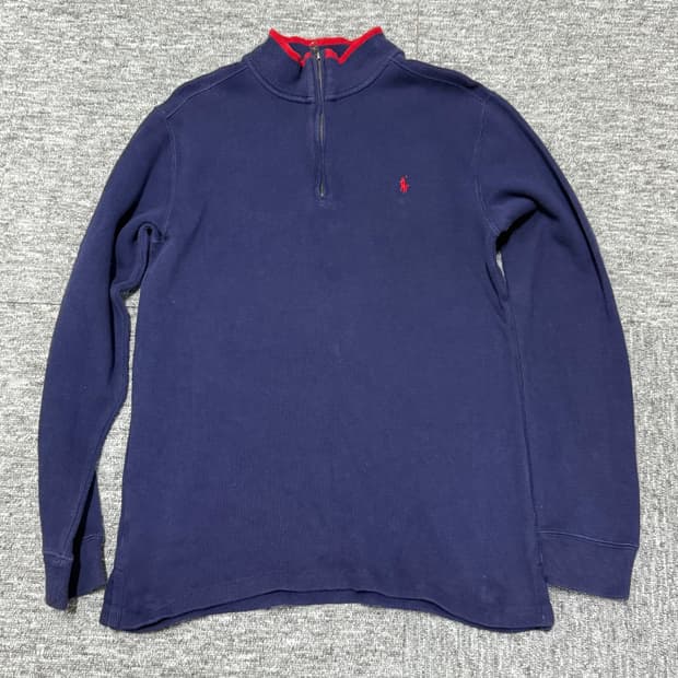 폴로 반집업 니트 (보이즈XL/성인90-95)