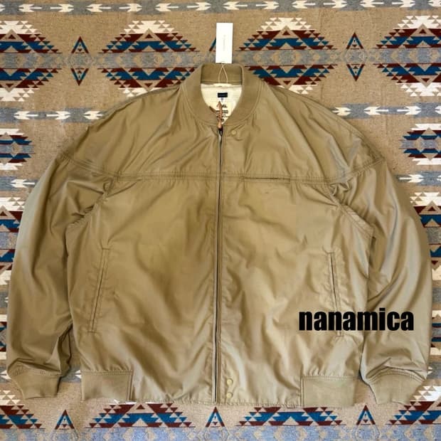 [XL] 나나미카 카데드 봄버 자켓 센드 베이지