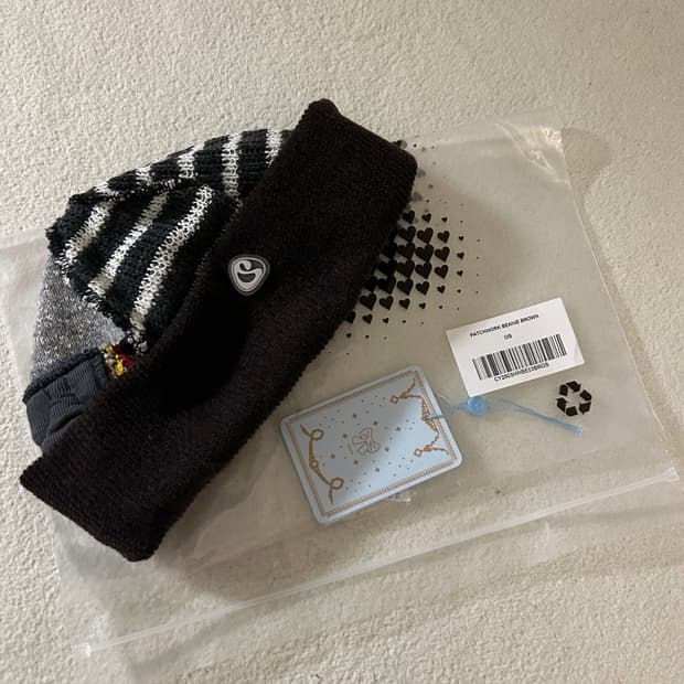 코이세이오 패치워크 비니 브라운