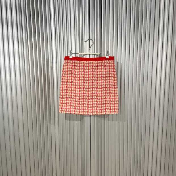 miumiu tweed skirt