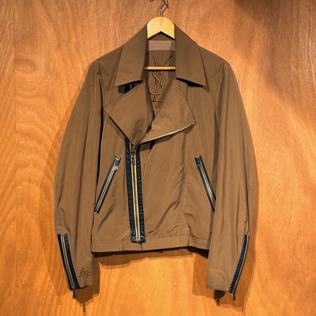 YSL 입생로랑 이태리 나일론 라이더 자켓 L