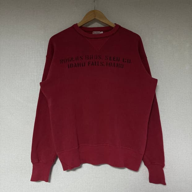 [42]웨어하우스 Lot.403 "ROGERS BROS" 버건디스웻셔츠
