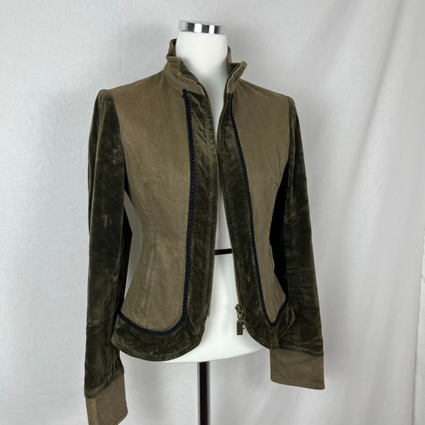 Vintage (maede in japan) 벨벳 도킹자켓